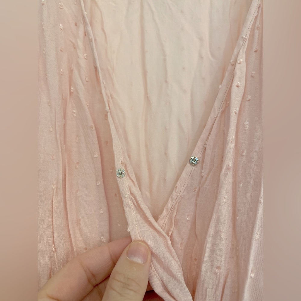 🚨 S O L D 🚨 Rare Christy dawn embroidered petal pink dahlia dress small - Picture 5 of 17